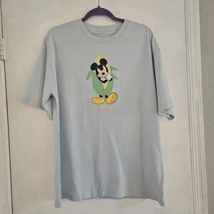 NWT Shanghai Disneyland Resort Mickey Mouse in Corn Costume T-Shirt Medium
